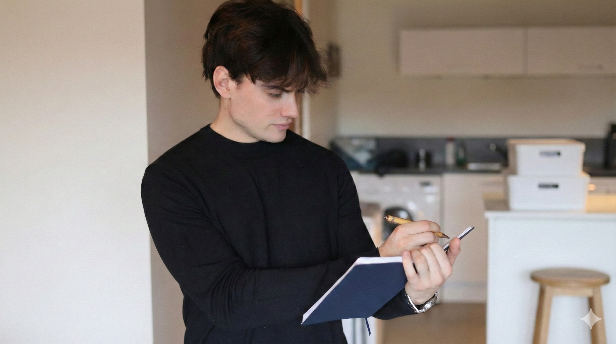 Dominic aan het werk - Velos Marketing